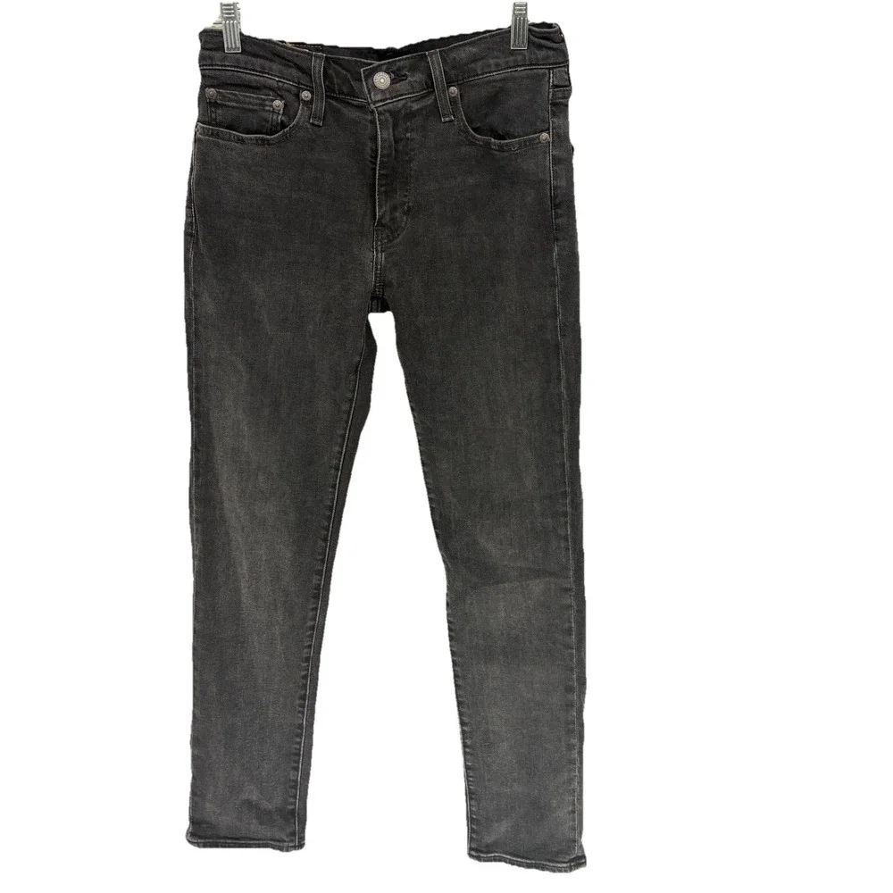 Levis Premium 511 Jeans‎ Faded Black Slim Dark Wash Stretch Men 30X32 (30X31)